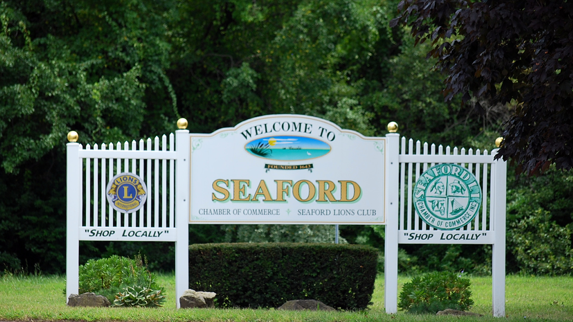 Seaford Welcome Sign